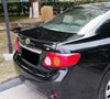 Toyota Corolla Black ABS Spoiler Wing Lip (2009-2013)