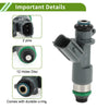 Honda Accord (2008-2017) 1 Pc Gray Fuel Injector 16450R70A01