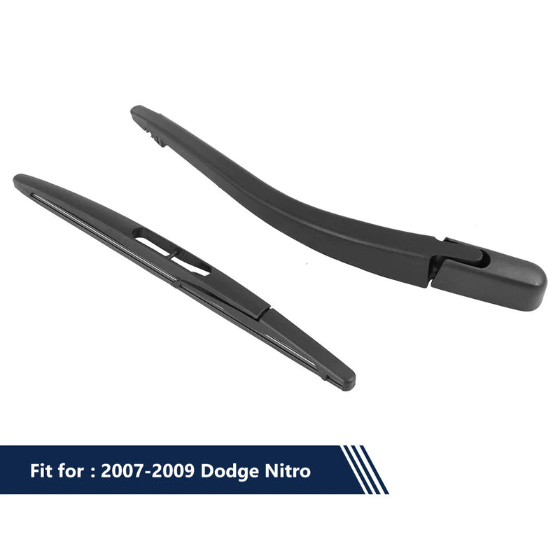 Dodge Nitro Arm Set 265mm 10 Inch Rear Windshield Wiper Blade (2007-2009)