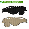 Honda Odyssey 2009-2014 Sun Protector Pad Black Dashboard Cover Mat