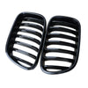 BMW X3 Glossy Black Front Bumper Kidney Grilles (2011-2017)