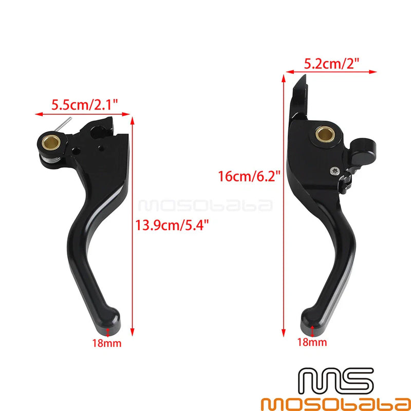Harley Touring Street Glide Road Glide Adjustable Brake Clutch Lever (24)