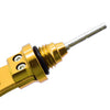 Crankcase Level Gauge CNC Gold Motorcycle Engine Oil Dipstick Cap Plug