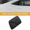 Kia Niro 2022-2025 Carbon Fiber Black Fuel Tank Door Cap
