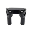 Harley Dyna, Tour, Road Glide 3.5" Handlebar Riser & Top Clamp Black (2006-2023)