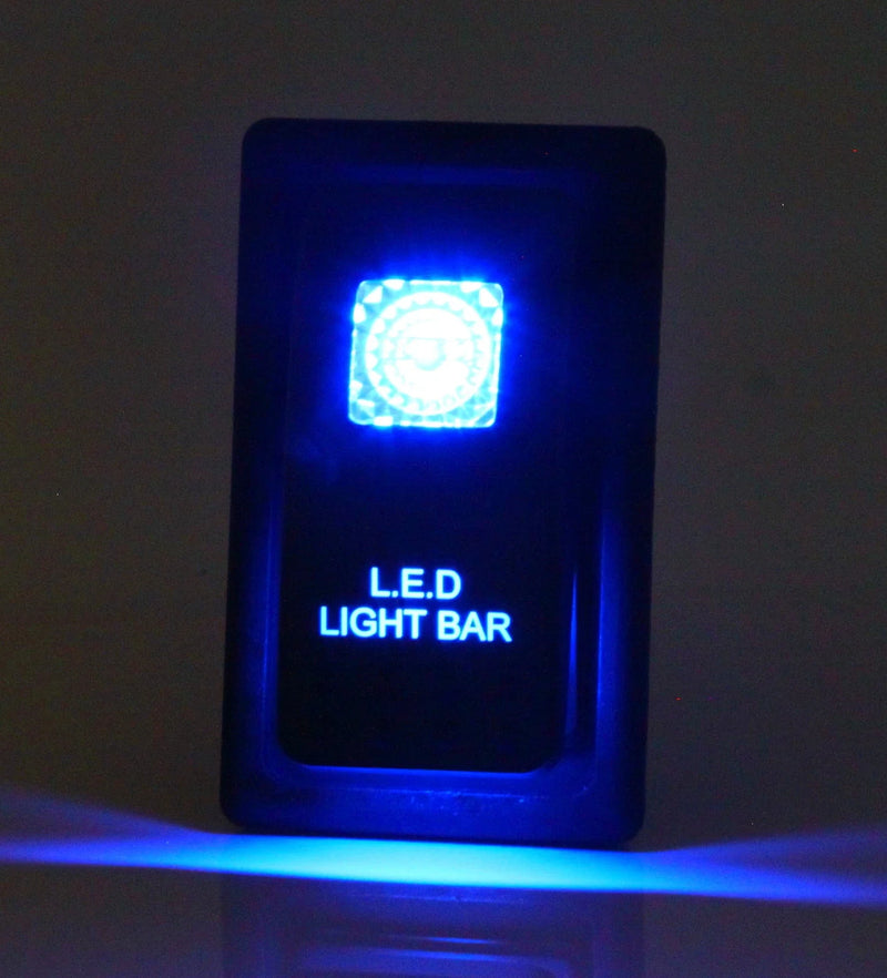 Dual LED Backlit Rocker Switch
