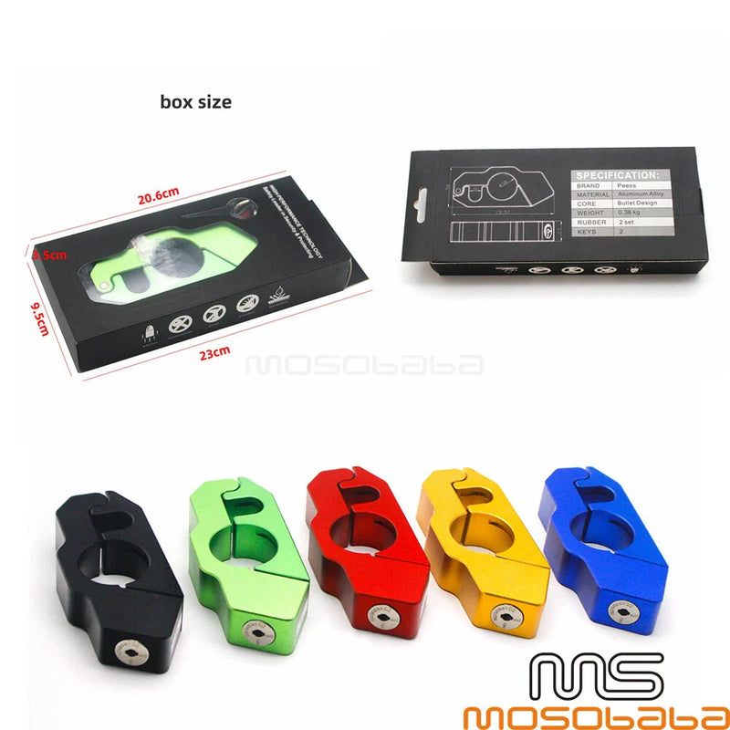 Honda, Harley, Kawasaki, Suzuki Handlebar Brake Lever & Throttle Lock