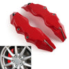 Universal Large Size Cars 3D Style Red Disc Brake Caliper Covers Set