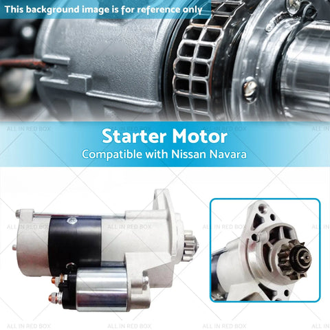 Nissan Navara D22 2.5L Turbo Diesel Starter Motor (2005-2015)