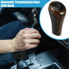 BMW Black Red Wood Pattern Gear Shift Knob 5 Speed