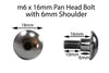 Honda Grande 2x Bulloni / M6x16mm / Bulloni M6x16mm Spalla