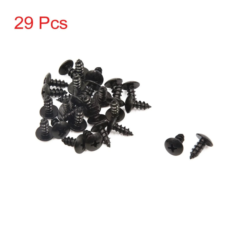 Universal Motorcycle Scooter 29 Pcs / Round Cross Head Screws / Bolts