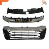 Isuzu D-Max Ute Light Grey Chrome Front Grille Upgrade (2020-2023)