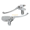 Motorcycle Handlebar Hydraulic Brake Master Cylinder & Clutch Lever Chrome