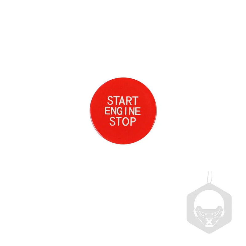 BMW 3-Series 1pc Red Engine Start Stop Button Cover (2019)