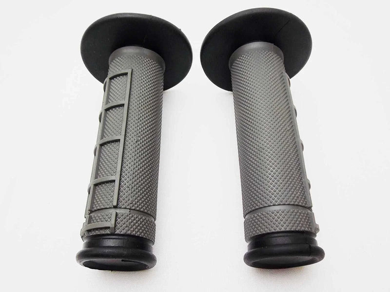 Suzuki RM400 Black Grey Hand Grip Set
