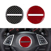 Chevy Camaro (2017-2024) 1 x Red Carbon Fiber Steering Wheel Cover Trim