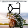 Aluminum Alloy Motorcycle Hanging Hook Hexagon Wrench Gasket 1 Set Black