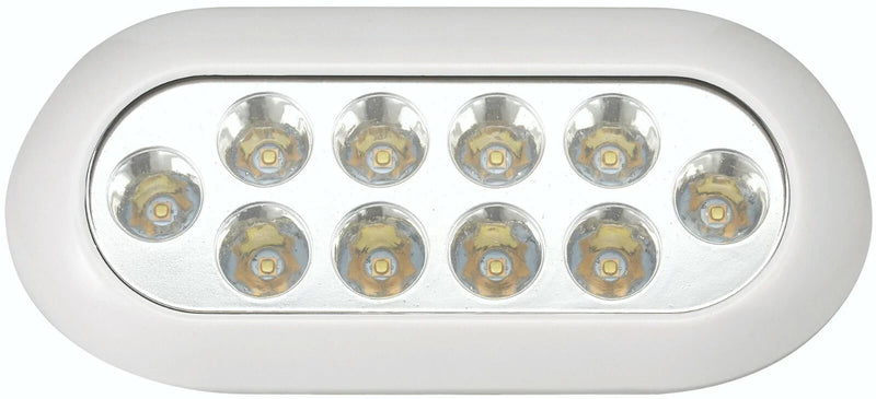 White Underwater LED Light 10x 3W Super Bright 1037 Lumens IP68 Waterproof