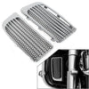 Harley Touring Chrome Lower Fairing Radiator Grills (2014-2020)