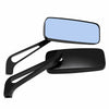 Harley Road Glide, Touring, Road King Black Rectangle Motorcycle Mirrors