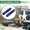 Universal 7/8" / 22mm / Motorcycle Hand Grips Aluminum Alloy Black Blue