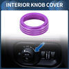 Dodge RAM (2018 - 2022) Purple Headlight Fog Light Switch Knob Cover Ring