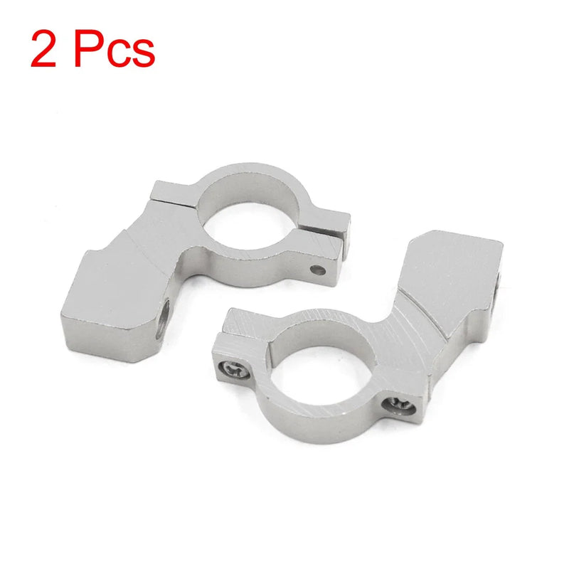 2 x Aluminum Alloy 10mm 7/8" Motorcycle Handlebar Rearview Mirror Holder