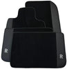 Rolls Royce Dawn (2016-2023) 2 x Black Leather by AutoWin Black Floor Mats