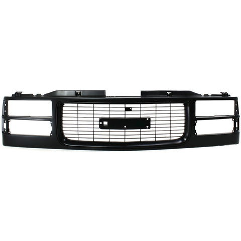 Grille Assembly Black For 1994-2000 GMC C2500 C3500 K3500