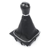 VW Golf MK5 MK6 5 Speed Gear Shift Knob & Boot Gaiter Cover (2003-2014)