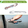Honda Accord (2003-2007) Silver Tone Exterior Door Handle Cover Trim