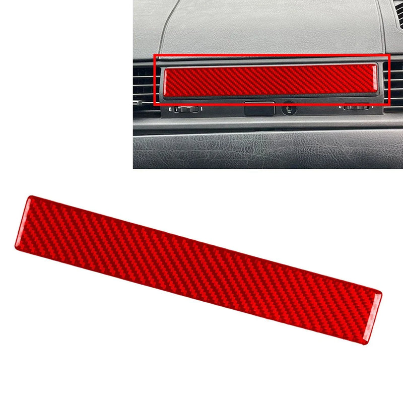 BMW 3 Series Carbon Fiber Red Dashboard Panel Cover Trim (1991-1999)