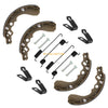 Kawasaki Mule 500 550 2 x Brake Drum with Bolts & Brake Shoes