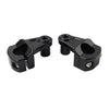 Fat Bars 7/8" to 1-1/8" Black Motorcycle Handlebar Mount Clamps