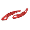 VW Golf 7, Polo, Jetta, Scirocco Red Steering Wheel Paddle Shifter Extensions (2013-2020)