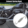 Motorcycles Exhaust Pipe Spring Hook 65mm 2.56" Stainless Steel Silver Tone