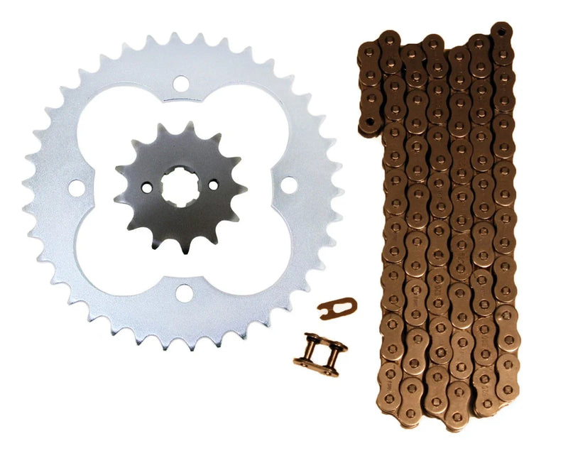 Natural 520x88 O-Ring Drive Chain & 13/39 Sprockets Honda TRX250X (2009–2014)