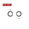 Mini Cooper S R53 2005-2006 2pcs Carbon Fiber Side Air Outlet Vent Trim