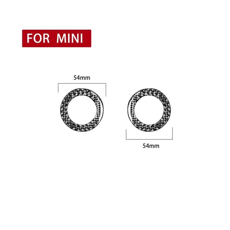 Mini Cooper S R53 2005-2006 2pcs Carbon Fiber Side Air Outlet Vent Trim