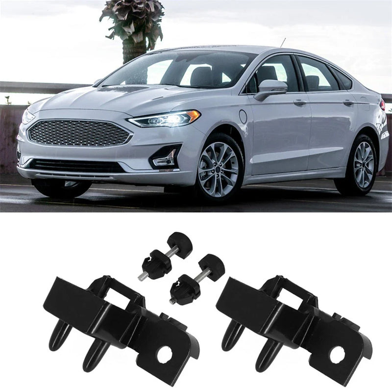 Ford Fusion MKZ 4x Hood Bumper Stopper Bracket (2013-2020)