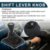Peugeot 206 (2005-2008) Black Faux Leather 5 Speed Gear Shift Knob & Cover