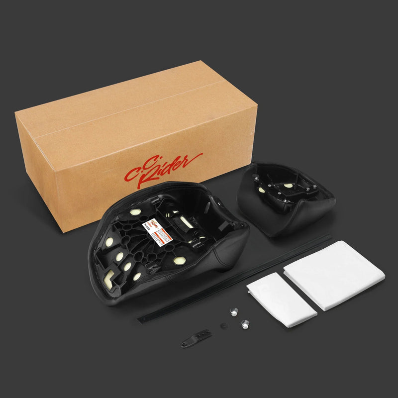 Harley CVO Street Road Glide Black Gel Driver & Passenger Seats (2023-2025)