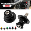 Suzuki GSX-R 600 750 1000 Black M8 Swingarm Spools Slider (2005-2006)