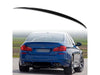 BMW 5 Series F10 4D Carbon Fiber Look ABS Boot Spoiler (2010-2017)