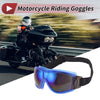 Motorcycle Colorful Lens Blue Frame PC PU Sunglasses Goggles