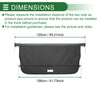 Volvo V60 (2010-2017) Gloss Black Cargo Cover
