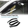 Ford Explorer 2011 Black Side Window Vent Visors Window Deflectors (2011)