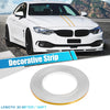 Car Motorcycle Decorative Strips Waterproof Gold Tone / 0.2in x 164ft /