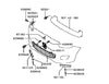 Mitsubishi Mirage LH Front Bumper Side Bracket (2012-2022)